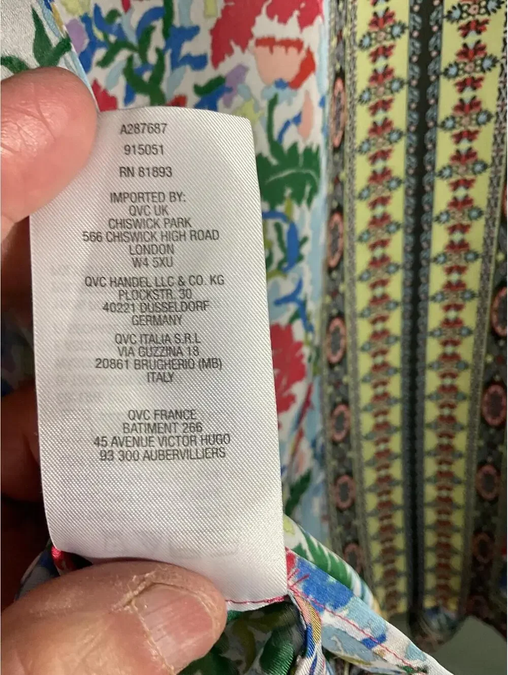 Susan Graver Floral Print Two-Piece Set - Jacket & Sleeveless Top XL - Picture 11 of 11